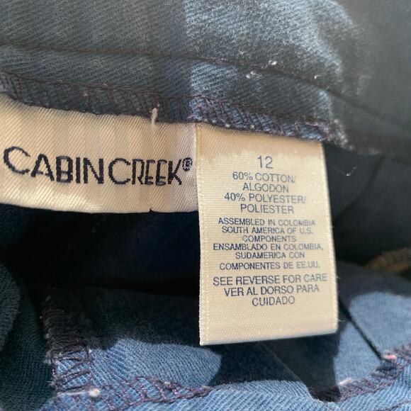 Cabin Creek Cotton Blend High Waist Pleat Front Pants Trousers Sz Medium 8 - Picture 6 of 6